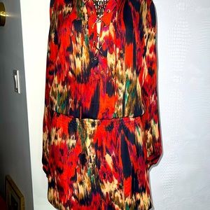 Haute Hippie silk dress sz L